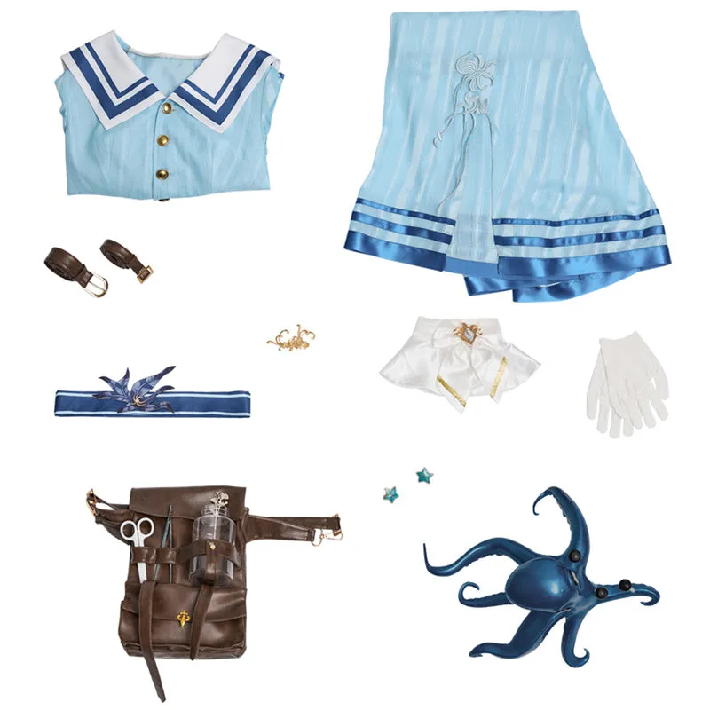 Emily Dyer Doctor Cosplay Identity V Eternal Flower Costume Halloween Dress Suit