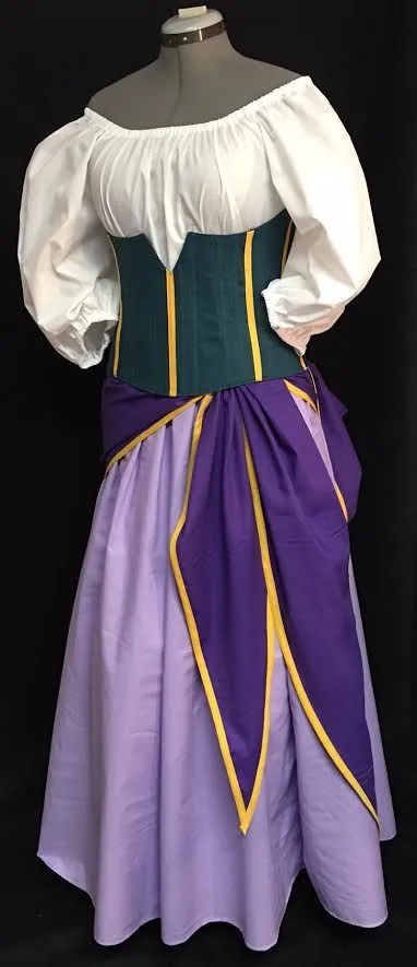 Esmeralda Under-bust Corset Set