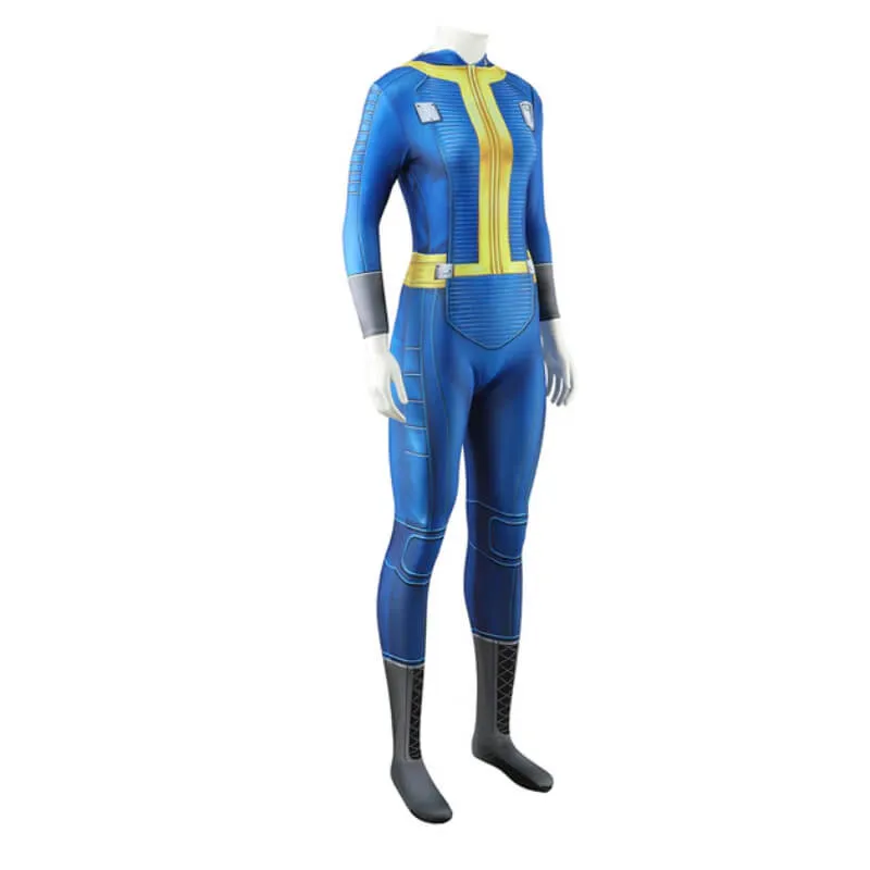 Fallout cosplay Jumpsuit Lucy Vault 33 Suit Female Halloween Party Suit ACcosplay