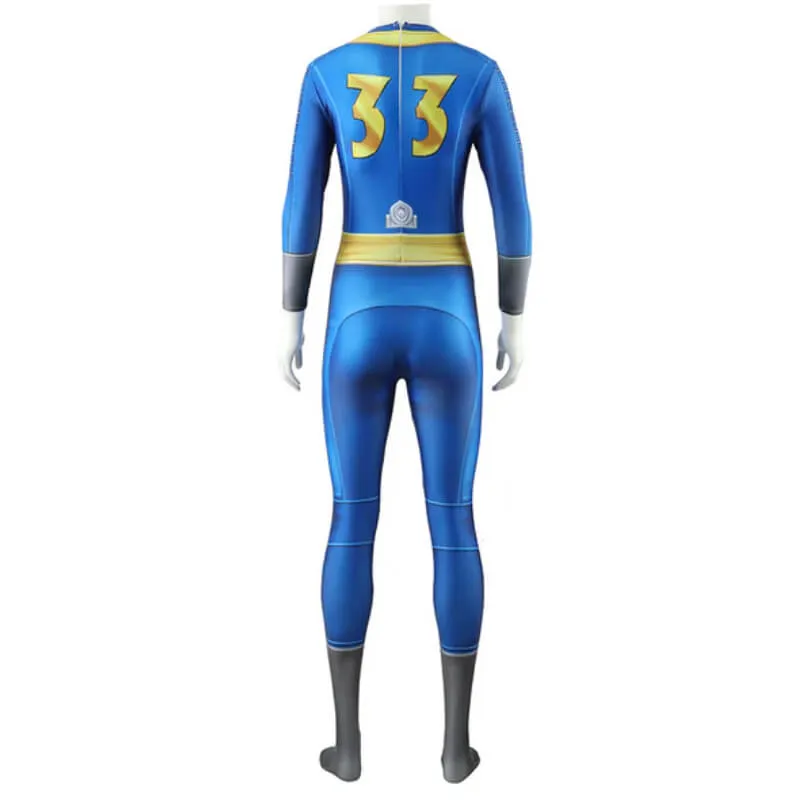 Fallout cosplay Jumpsuit Lucy Vault 33 Suit Female Halloween Party Suit ACcosplay