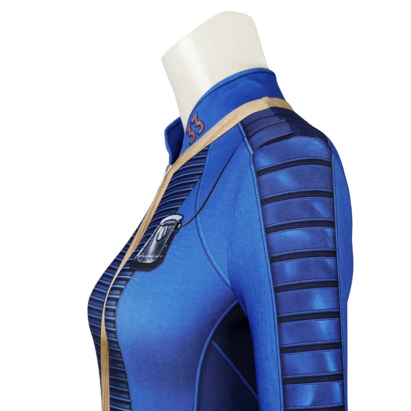 Fallout Lucy Cosplay Jumpsuit Vault 33 Suit Female Uniform Halloween Party Suit ACcosplay