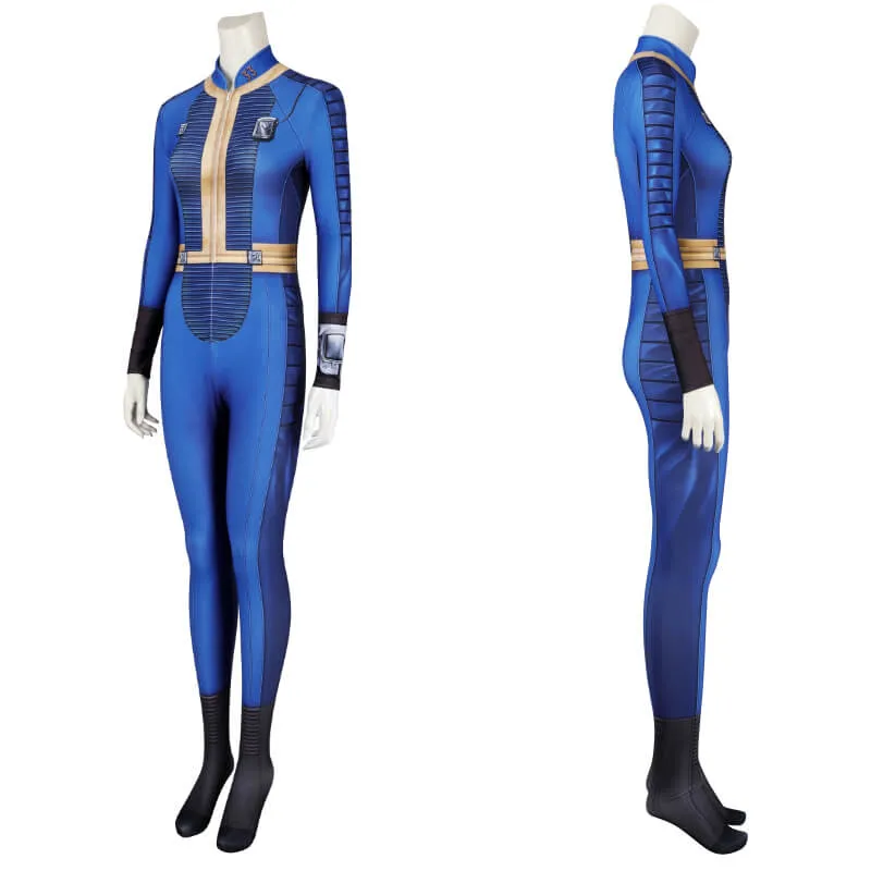 Fallout Lucy Cosplay Jumpsuit Vault 33 Suit Female Uniform Halloween Party Suit ACcosplay