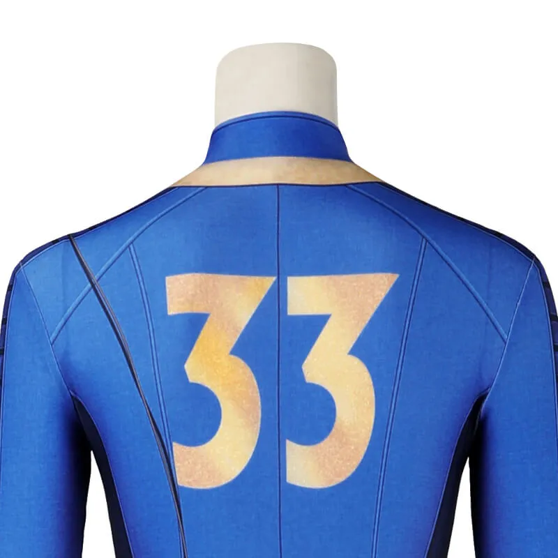 Fallout Lucy Cosplay Jumpsuit Vault 33 Suit Female Uniform Halloween Party Suit ACcosplay