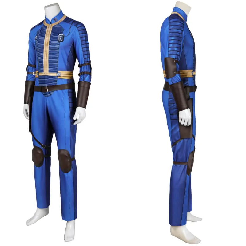 Fallout Vault Suit Male 33 Fallout Vault Costumes Vault Dweller Jumpsuit for Halloween ACcosplay