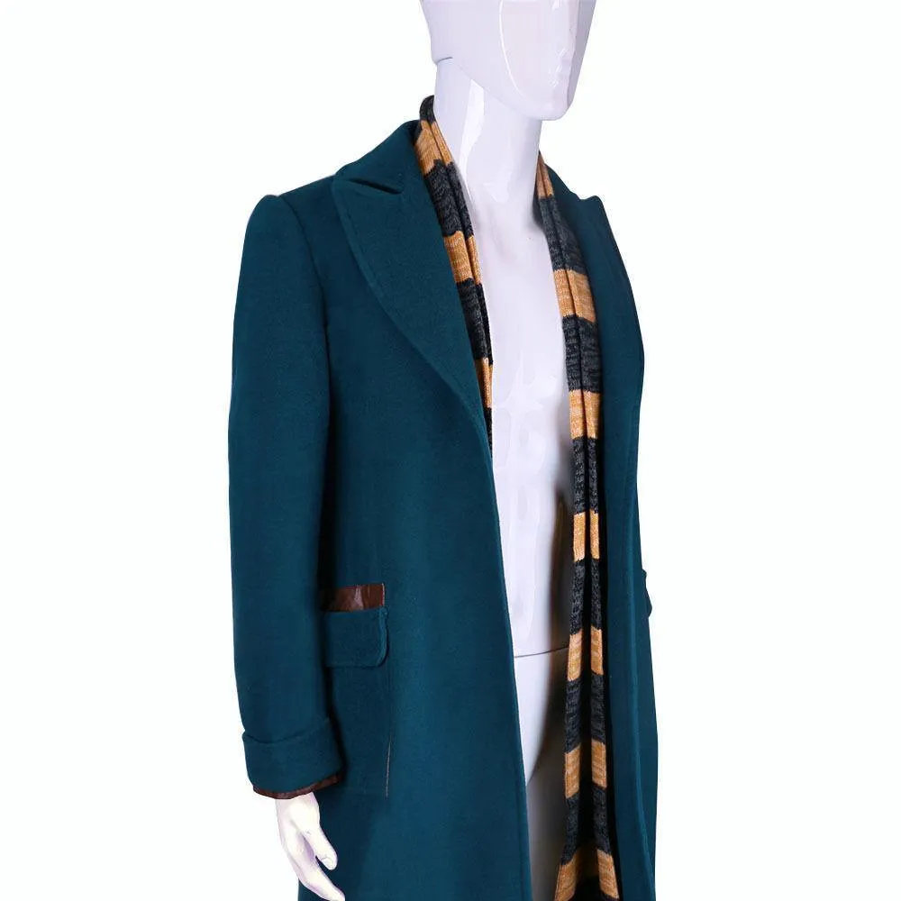 Fantastic Beasts and Where to Find Them Newt Scamander Coat & Scarf Harry Potter