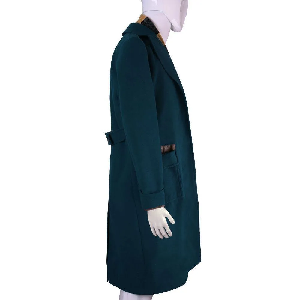 Fantastic Beasts and Where to Find Them Newt Scamander Coat & Scarf Harry Potter