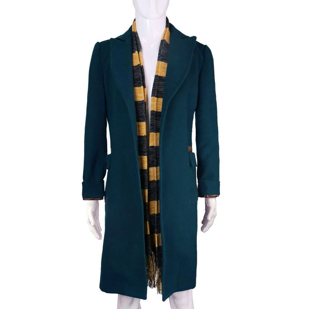 Fantastic Beasts and Where to Find Them Newt Scamander Coat & Scarf Harry Potter