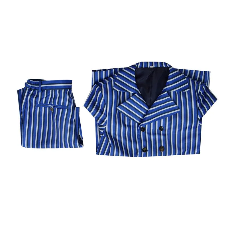 Fifth Doctor Blue Uniform Suit 15th Doctor New Look 60s Cosplay Costume ACcosplay