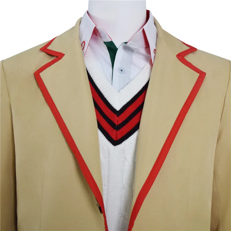 Fifth Doctor Cosplay Suit from Doctor Who Season 21 5th Doctor Costumes ACcosplay
