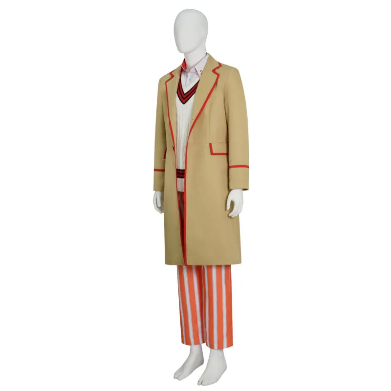 Fifth Doctor Cosplay Suit from Doctor Who Season 21 5th Doctor Costumes ACcosplay