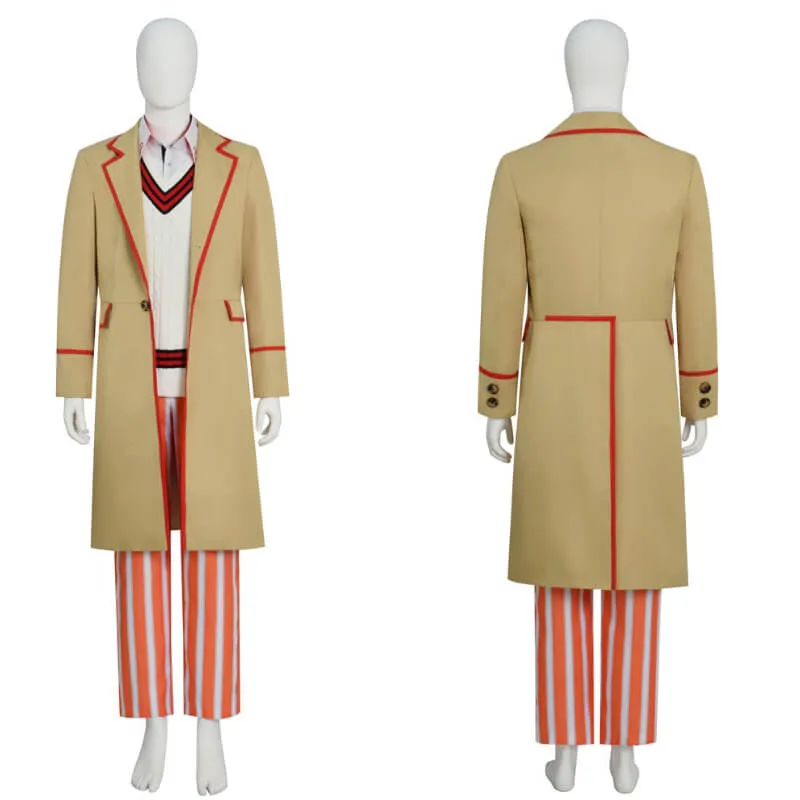 Fifth Doctor Cosplay Suit from Doctor Who Season 21 5th Doctor Costumes ACcosplay