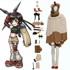 Final Fantasy VII Remake FF7 Yuffie Kisaragi Cosplay Costume
