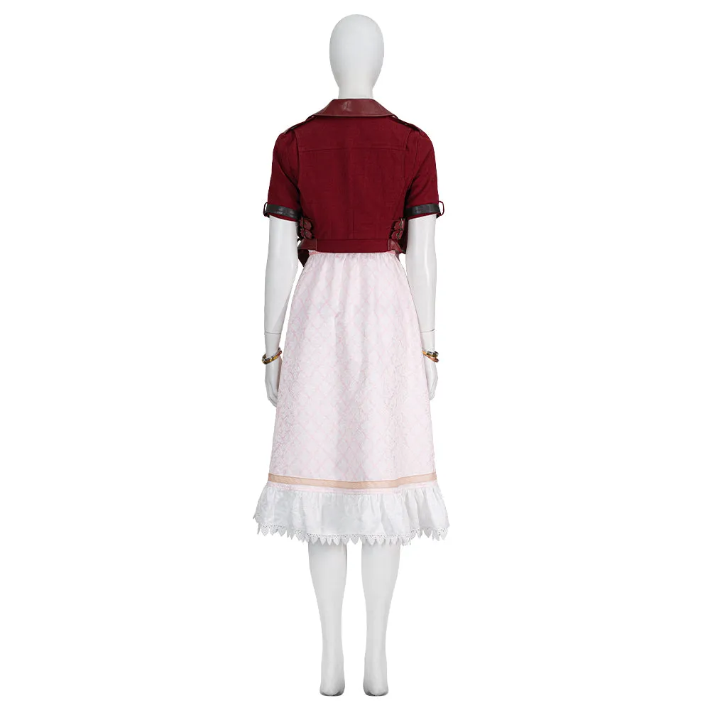 Final Fantasy VII Warrior Cosplay costume for Aerith Gainsborough Cosplay Dress Halloween Party Suit