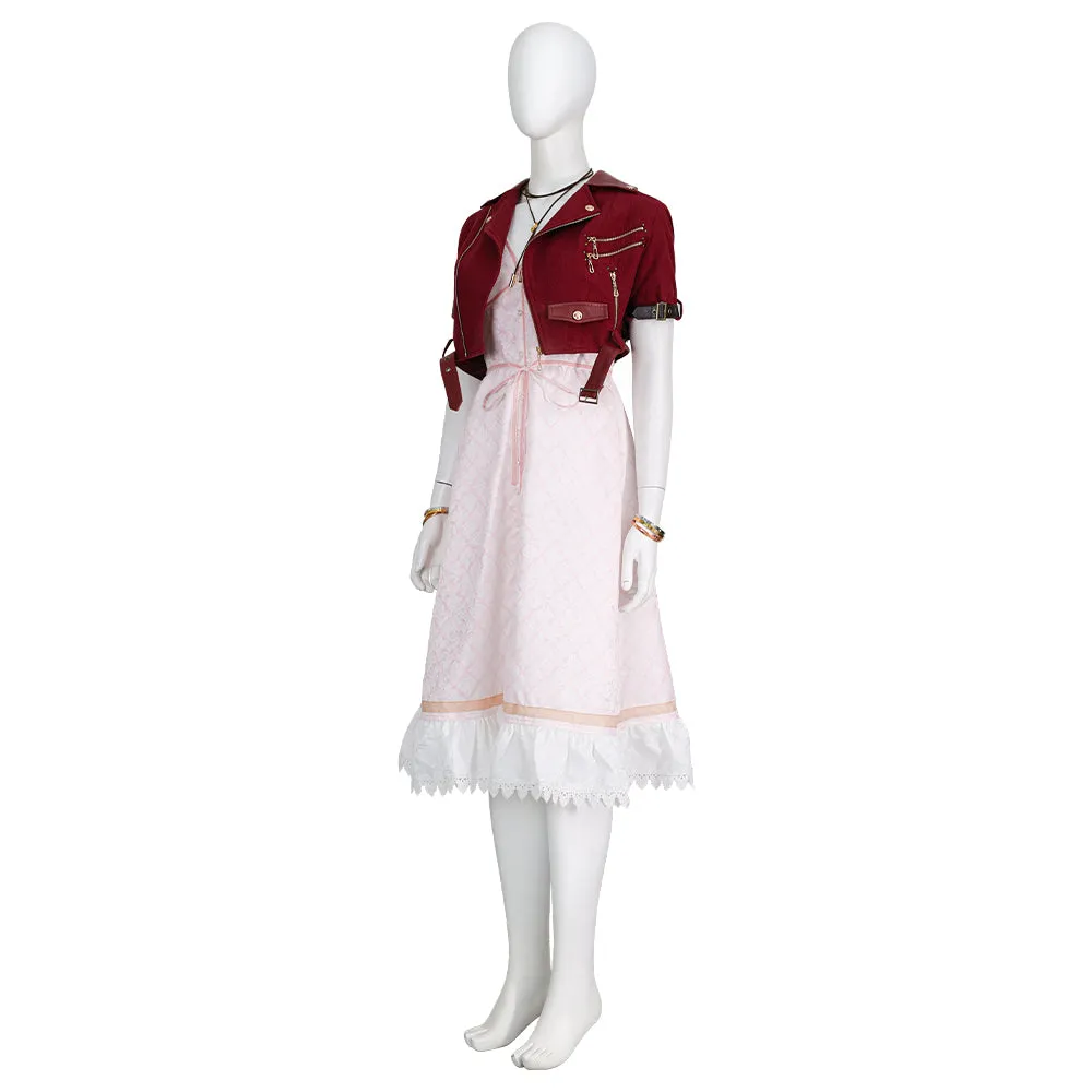 Final Fantasy VII Warrior Cosplay costume for Aerith Gainsborough Cosplay Dress Halloween Party Suit