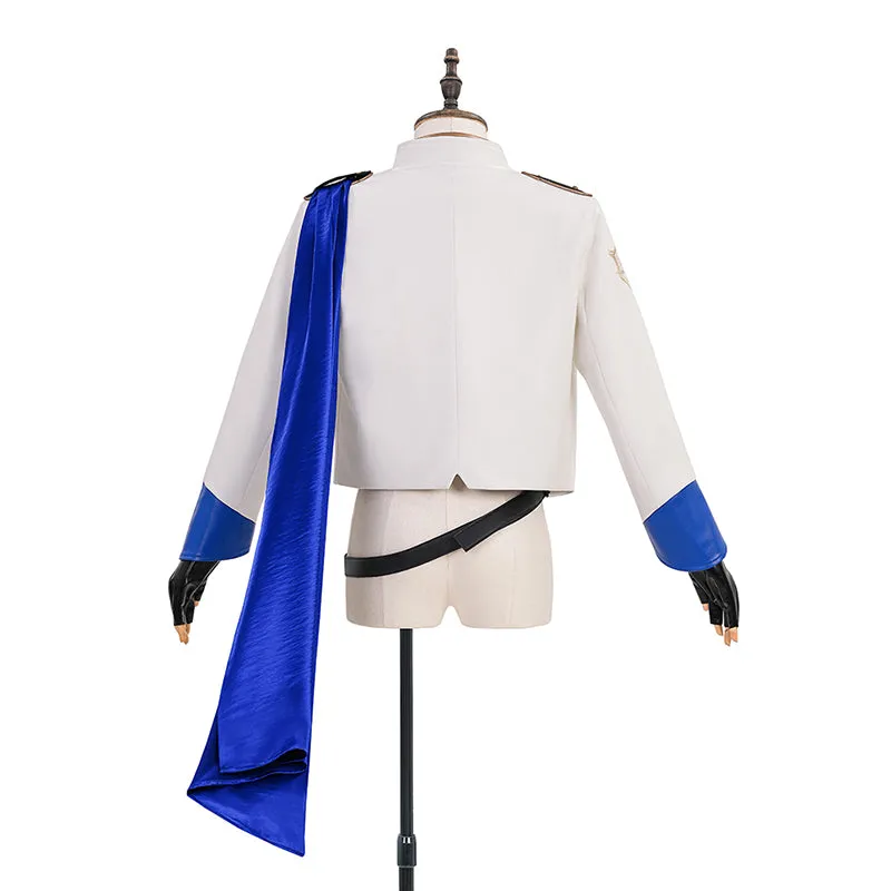 Final Fantasy XIV Seneschal Prince's Cosplay Costume Blue Halloween Suit ACcosplay