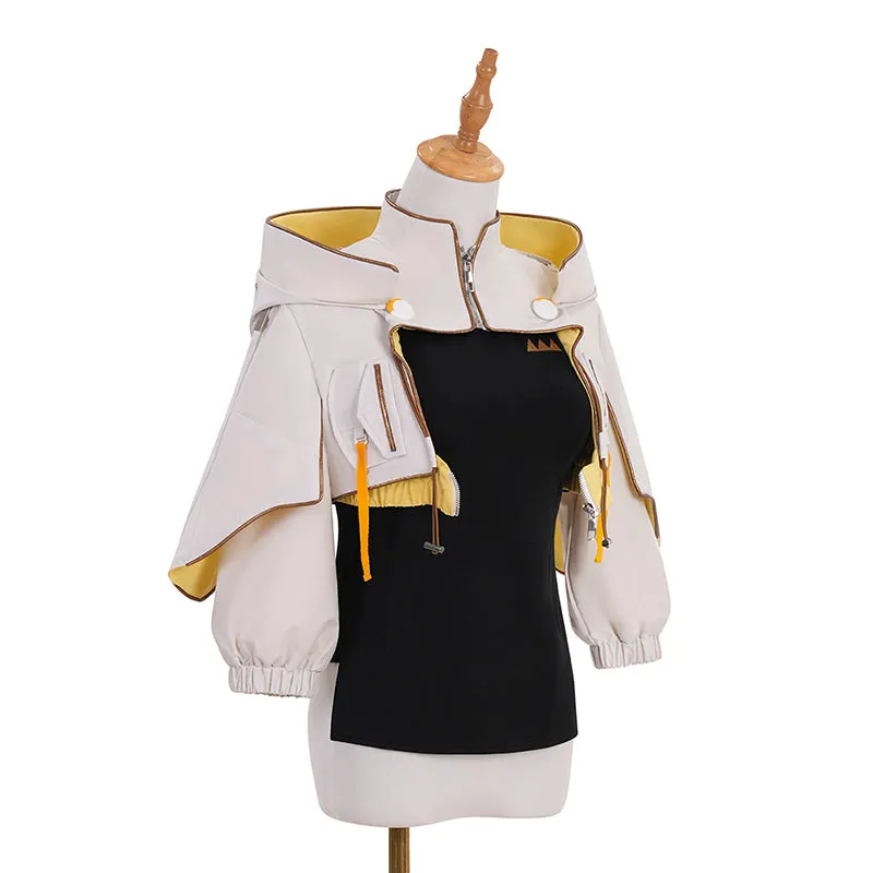 Final Fantasy XIV Sphene Cosplay Costumes White Hooded Halloween outfit ACcosplay