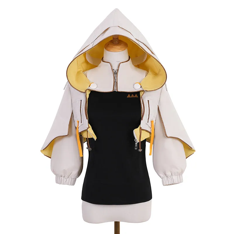 Final Fantasy XIV Sphene Cosplay Costumes White Hooded Halloween outfit ACcosplay