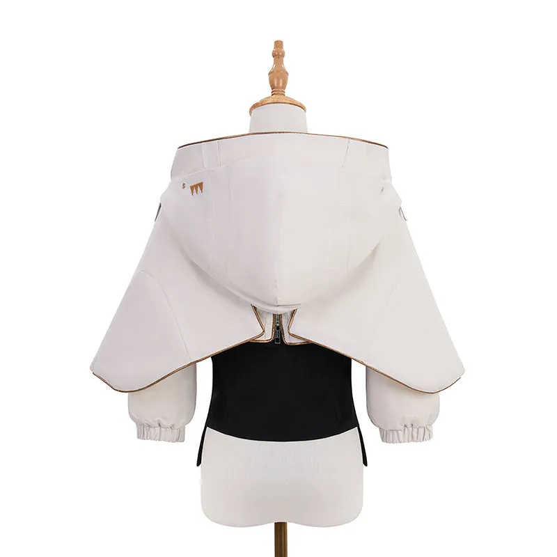 Final Fantasy XIV Sphene Cosplay Costumes White Hooded Halloween outfit ACcosplay