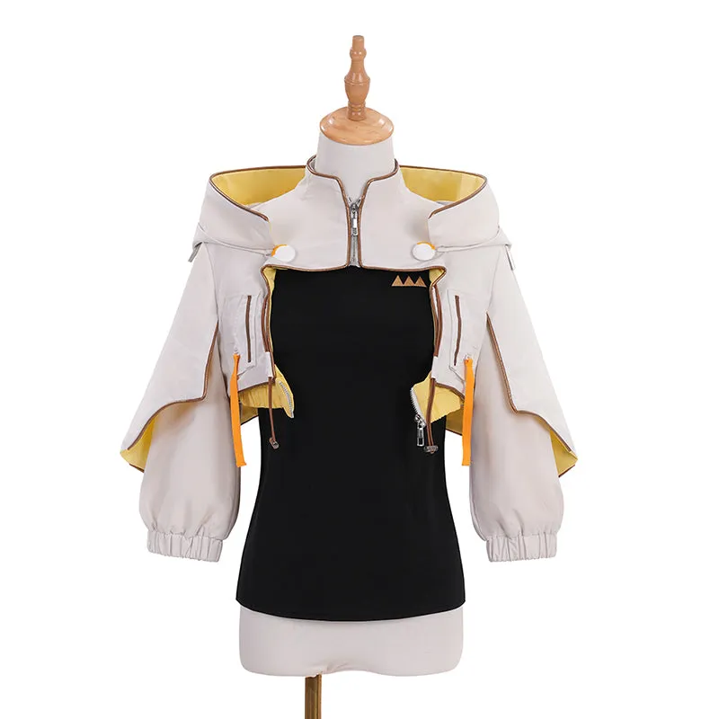 Final Fantasy XIV Sphene Cosplay Costumes White Hooded Halloween outfit ACcosplay