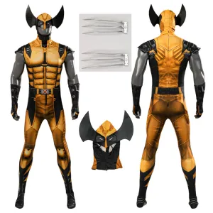 Future Revolution Wolverine Cosplay Costume Superhero Revolution Jumpsuit With Claws