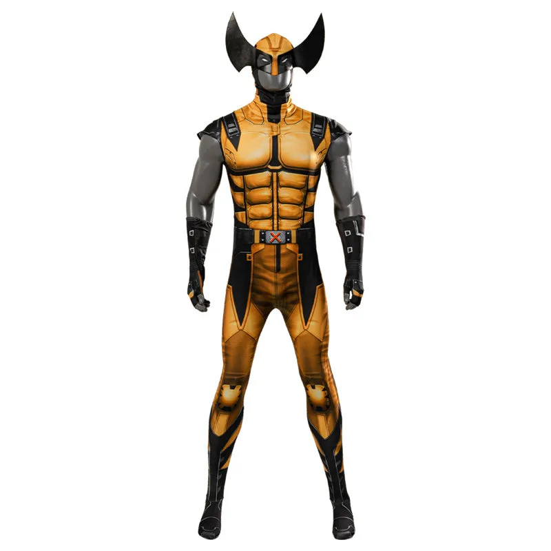 Future Revolution Wolverine Cosplay Costume Superhero Revolution Jumpsuit With Claws