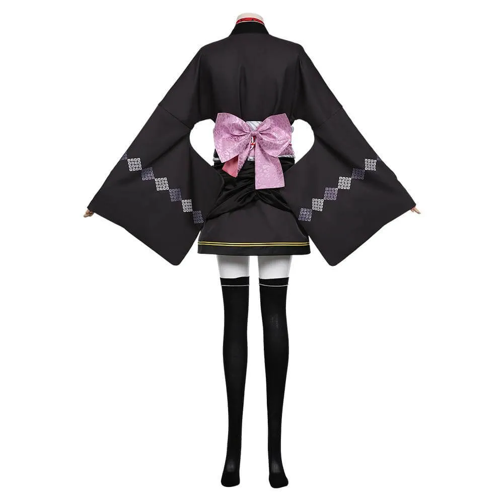 Game Final Fantasy VII FF7 Remake Tifa Lockhart Kimono Cosplay Costume Outfit
