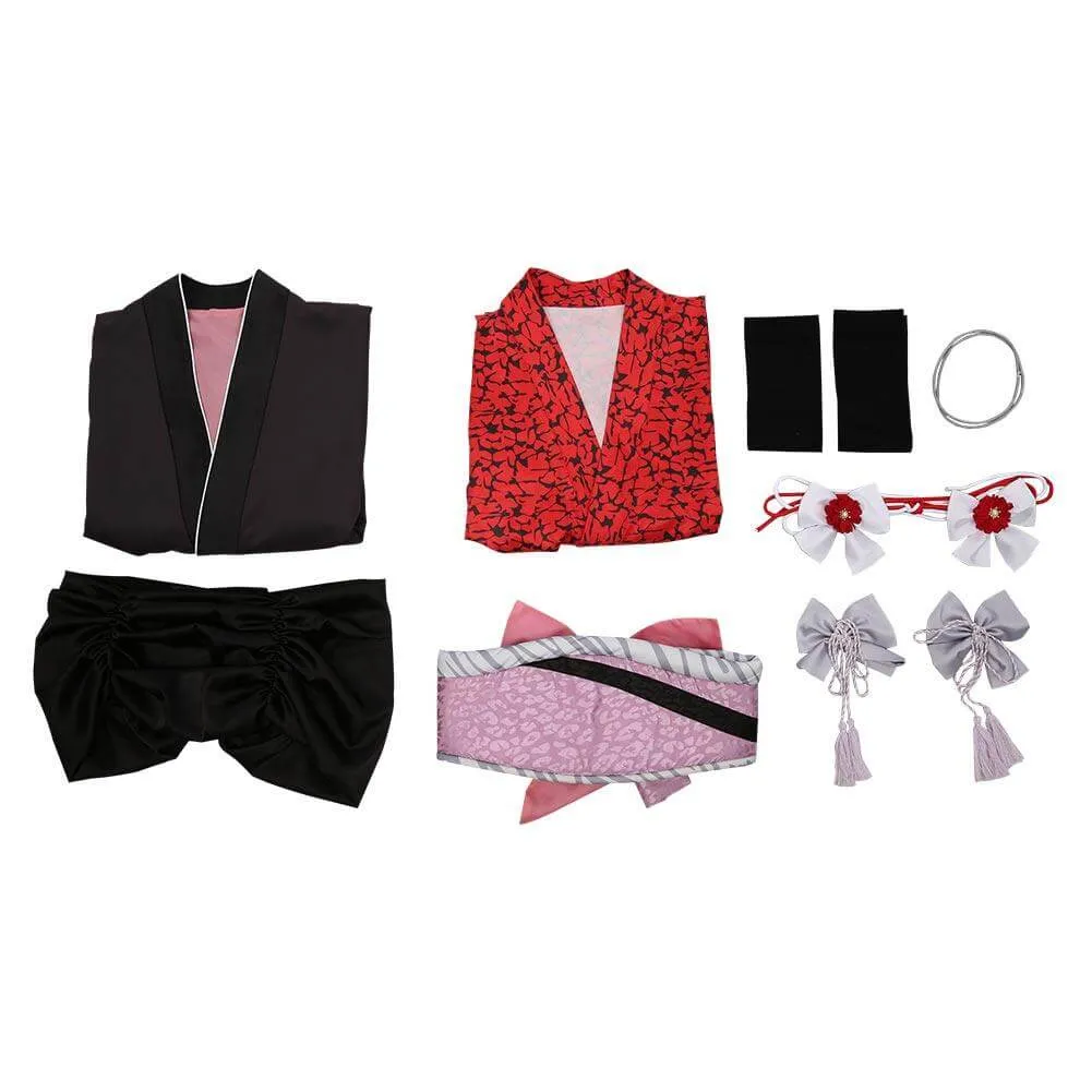 Game Final Fantasy VII FF7 Remake Tifa Lockhart Kimono Cosplay Costume Outfit