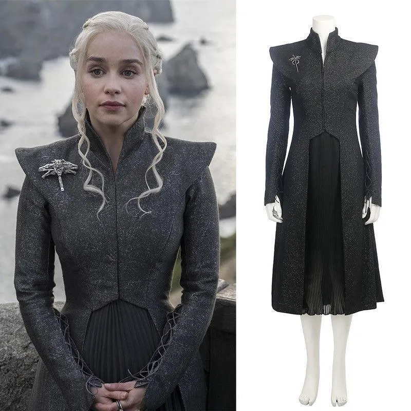 Game of Thrones Season 7 Daenerys Targaryen Mother of Dragons Cosplay Costume