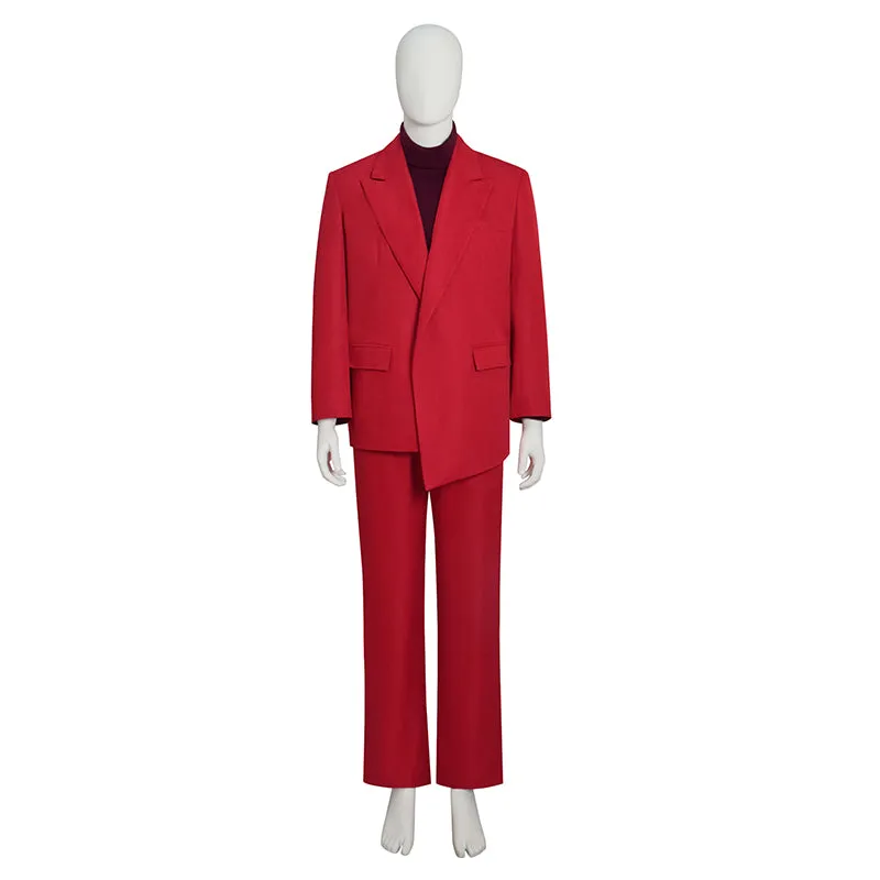 Ghost Power Cosplay Costume Power Season 3 Red Suit Halloween Outfit