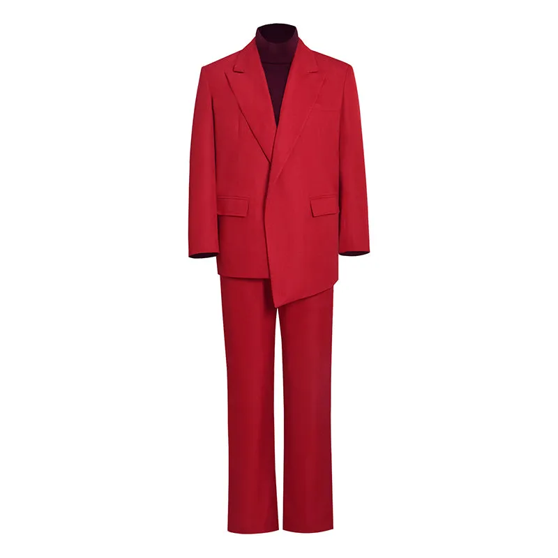 Ghost Power Cosplay Costume Power Season 3 Red Suit Halloween Outfit