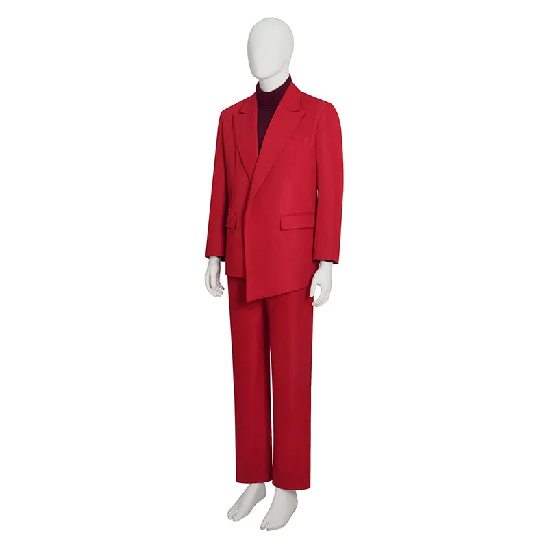 Ghost Power Cosplay Costume Power Season 3 Red Suit Halloween Outfit