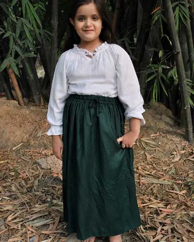 Girls Simple Medieval Skirt