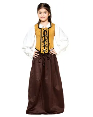 Girls Simple Medieval Skirt