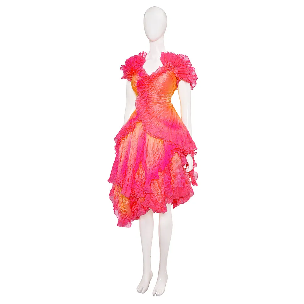 Glinda Wicked Witch Colourful Suit Halloween Cosplay Costume Outfit ACcosplay