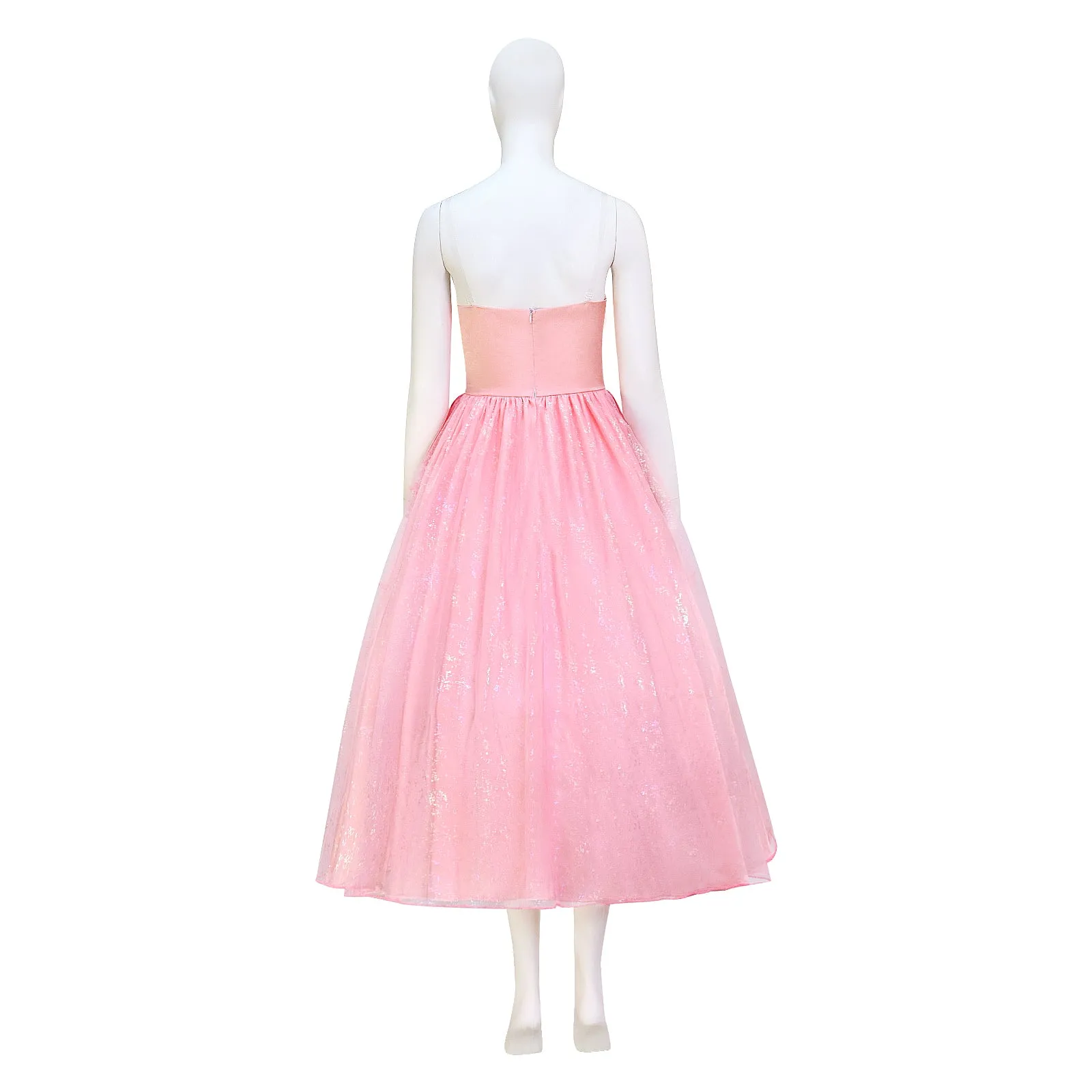 Glinda Wicked Witch Pink Suit Halloween Cosplay Costume Outfit ACcosplay
