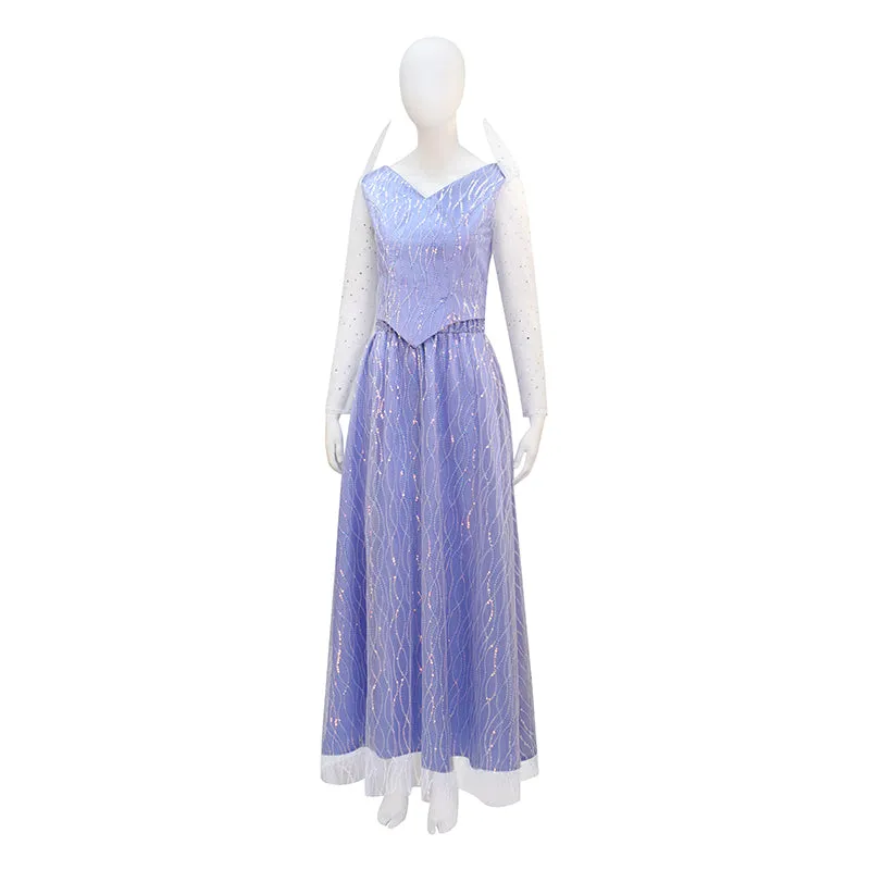 Glinda Wicked Witch Purple Suit Halloween Cosplay Costume Outfit ACcosplay