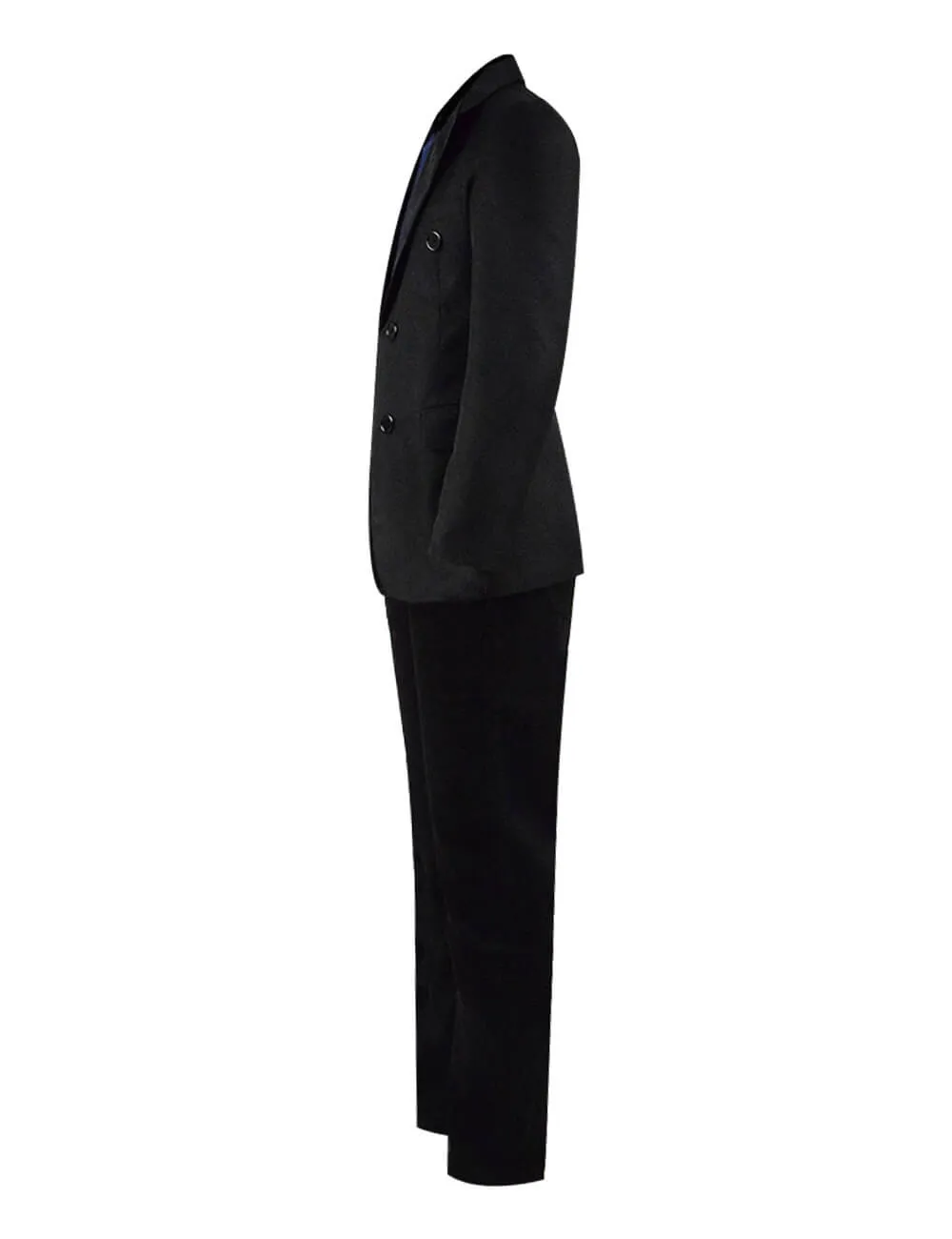 Good Omens David Tennant Black Full Set Crowley Costumes Cosplay ACcosplay