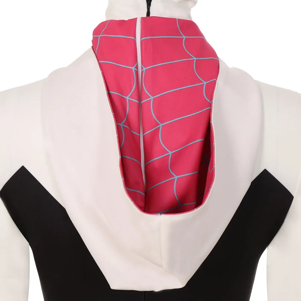 Gwen Stacy Costume Spider-man Across the Spider-Verse Cosplay Spiderman Jumpsuit Super Girl Suit