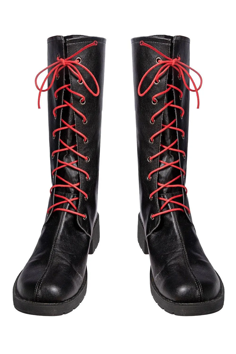 Handmade Suicide 2 Harley Quinn Full Costume | Red & Black Jester Punk Cosplay Outfit Set Options