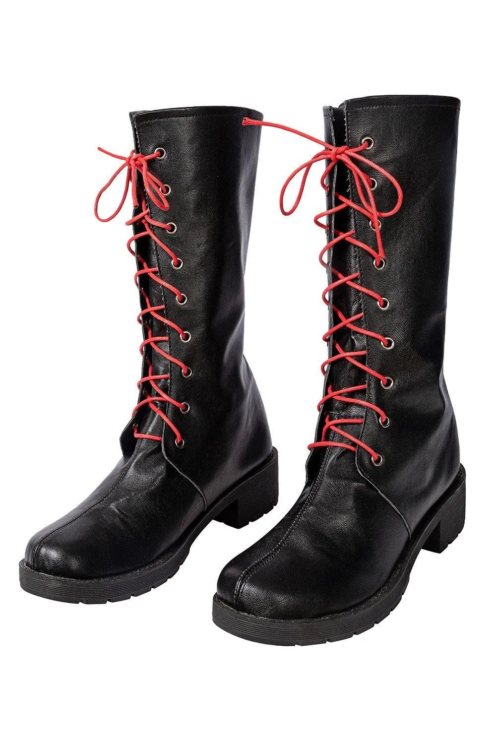 Handmade Suicide 2 Harley Quinn Full Costume | Red & Black Jester Punk Cosplay Outfit Set Options