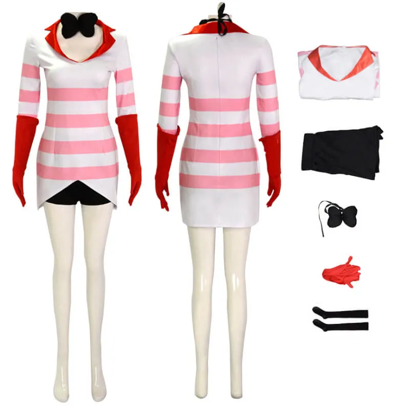 Hazbin Hotel Angel Dust Cosplay Suit Women Halloween Costume ACcosplay