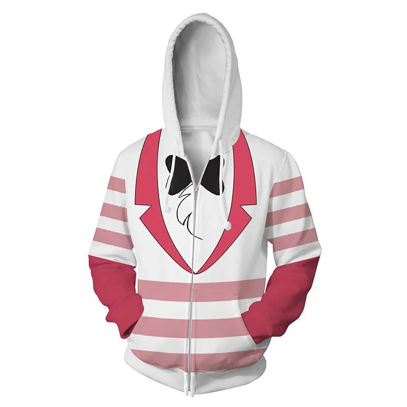 Hazbin Hotel Cosplay Costume Charlie Dust Alastor Moxxie Hoodie Halloween Hooded Sweatshirt