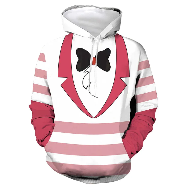 Hazbin Hotel Cosplay Costume Charlie Dust Alastor Moxxie Hoodie Halloween Hooded Sweatshirt
