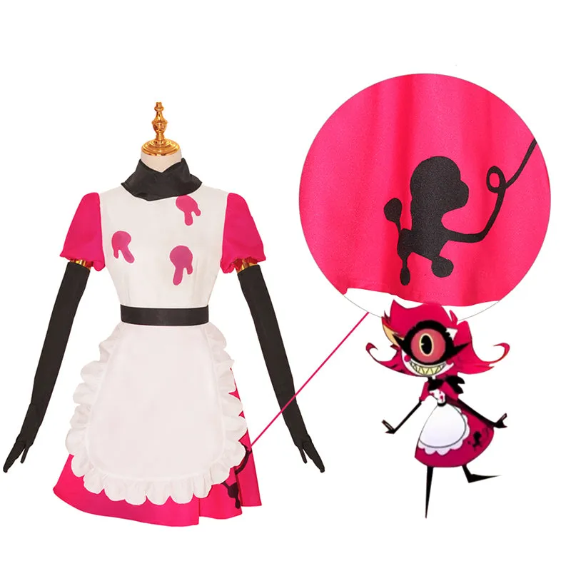 Hazbin Hotel Niffty Cosplay Costume Anime Maid Dress Halloween Carnival Suit