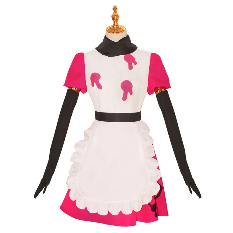 Hazbin Hotel Niffty Cosplay Costume Anime Maid Dress Halloween Carnival Suit