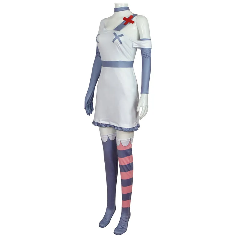 Hazbin Hotel Vaggie Cosplay Costume Anime Vaggie Uniform Halloween Carnival Suit