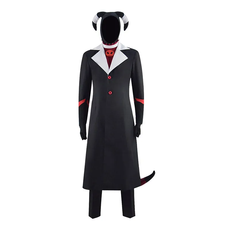 Helluva Boss Moxxie Hazbin Hotel Cosplay Costume Halloween Uniform Full Set