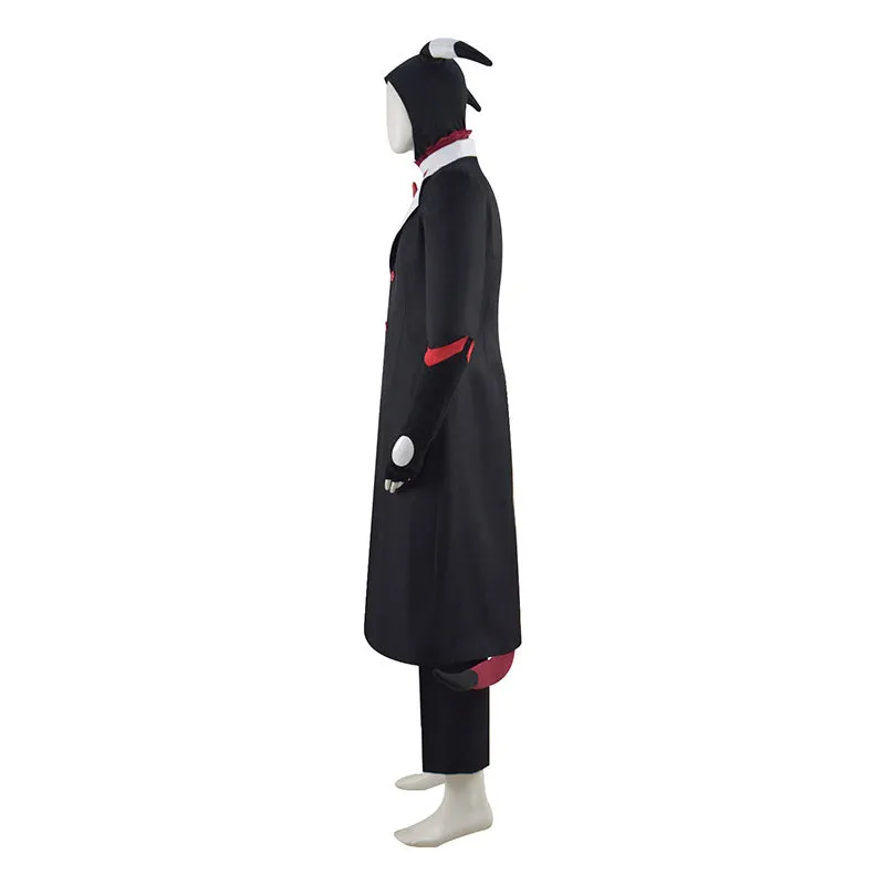 Helluva Boss Moxxie Hazbin Hotel Cosplay Costume Halloween Uniform Full Set