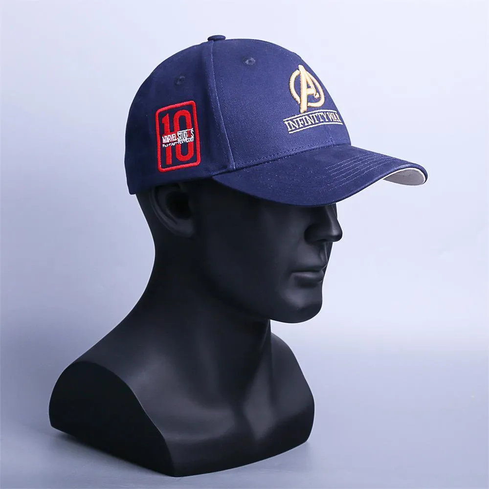 Inspired by Infinity War Crew Hat Equip Embroidered Infinity Gauntlet Cap Marvel Avengers