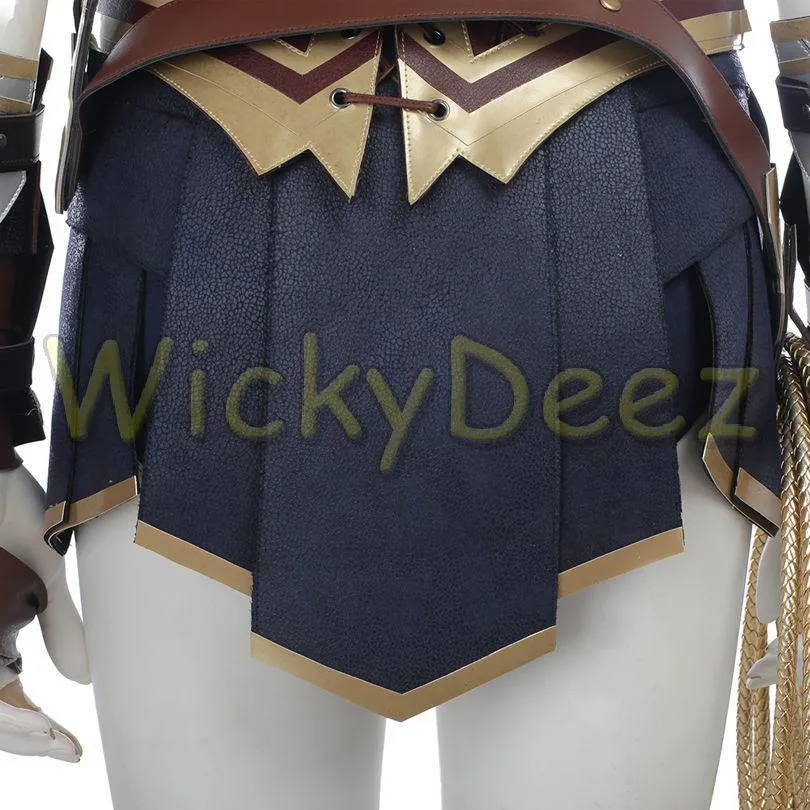 Inspired Wonder Woman Justice League Cosplay Costume Boot Covers & Lasso (Alternate Version)